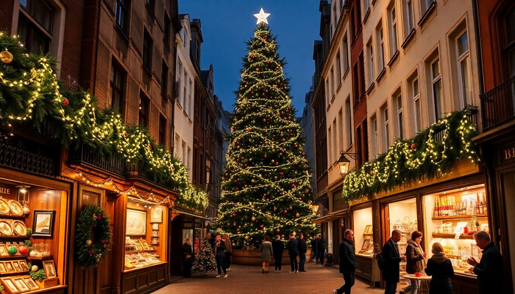 festive belgian holiday decor