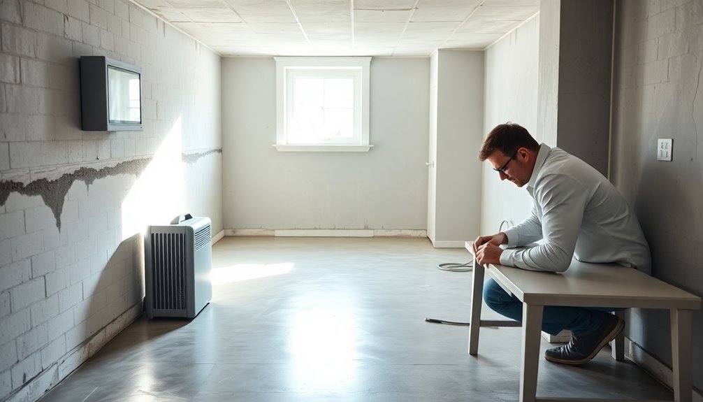 fixing moisture in basements