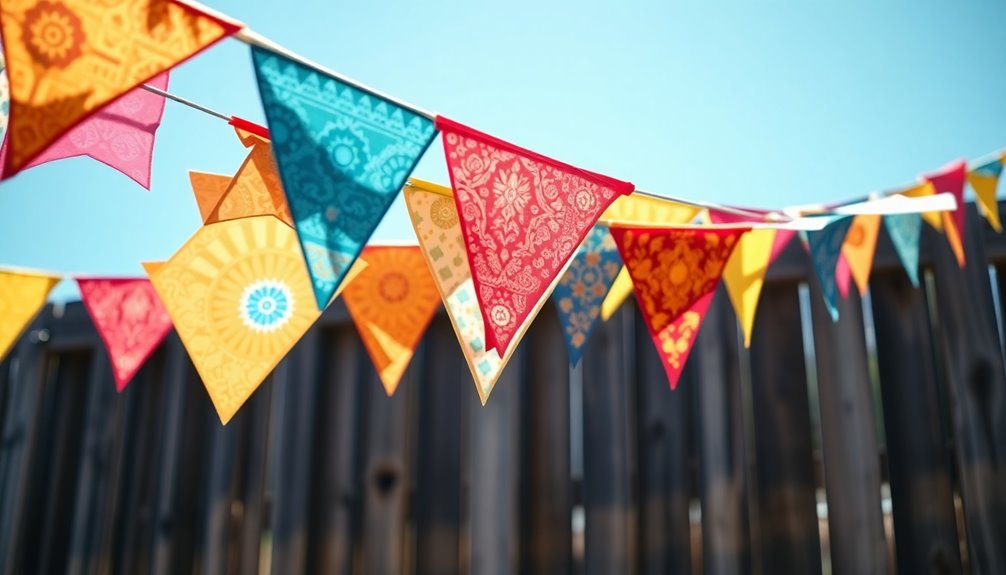 flags representing specific events