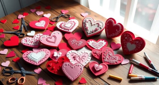 foam heart craft projects