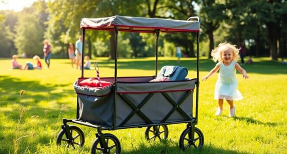 folding wagons for adventures