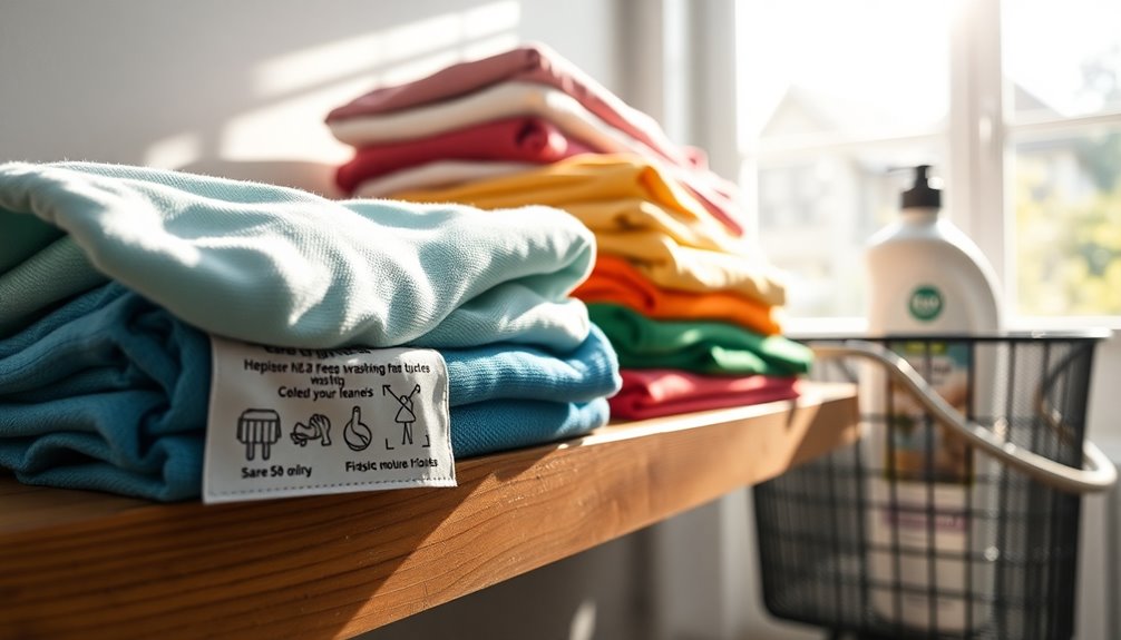 follow laundry instructions carefully