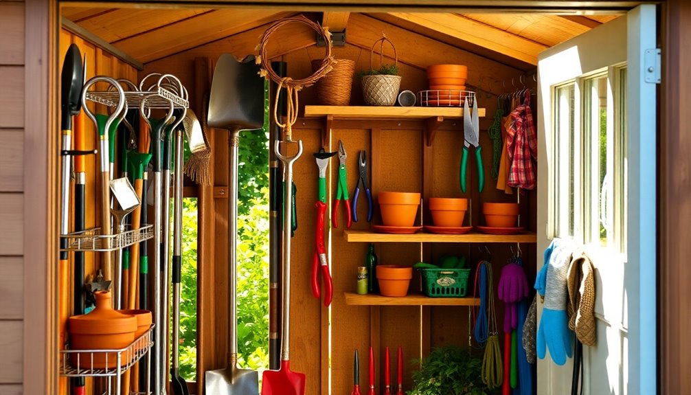 garden tool organization solutions