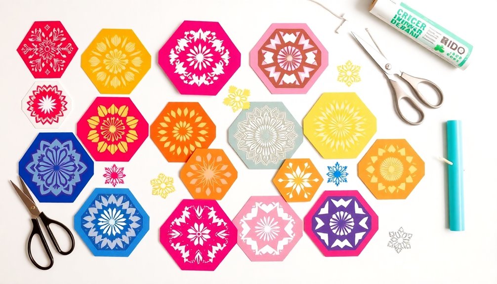 geometric hexagon design patterns