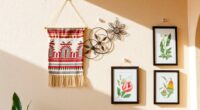 hang decor on stucco