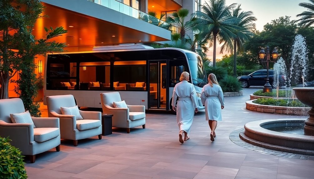 hotel spa transportation services