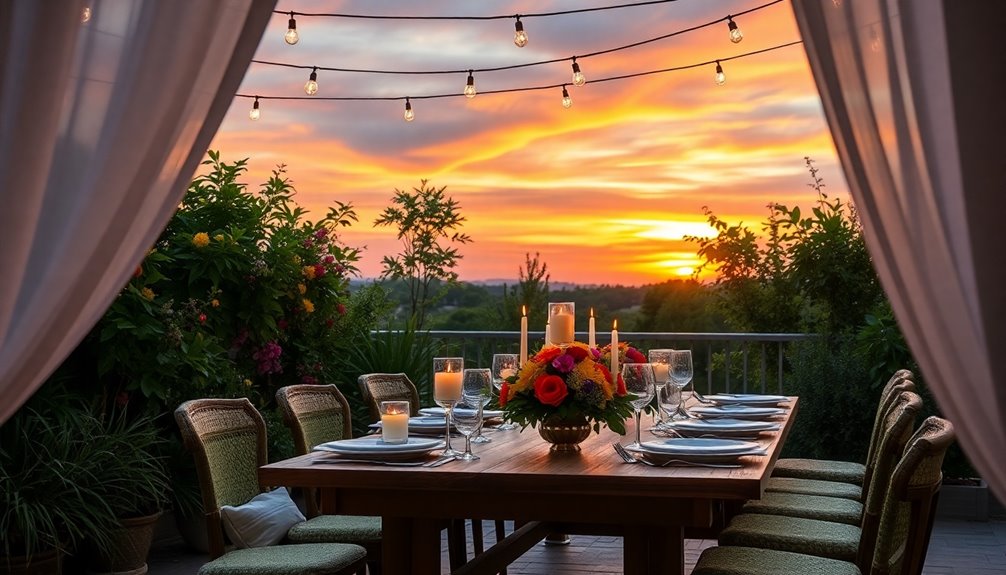 ideal outdoor living space