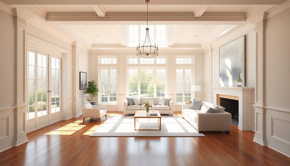lighting enhances architectural beauty