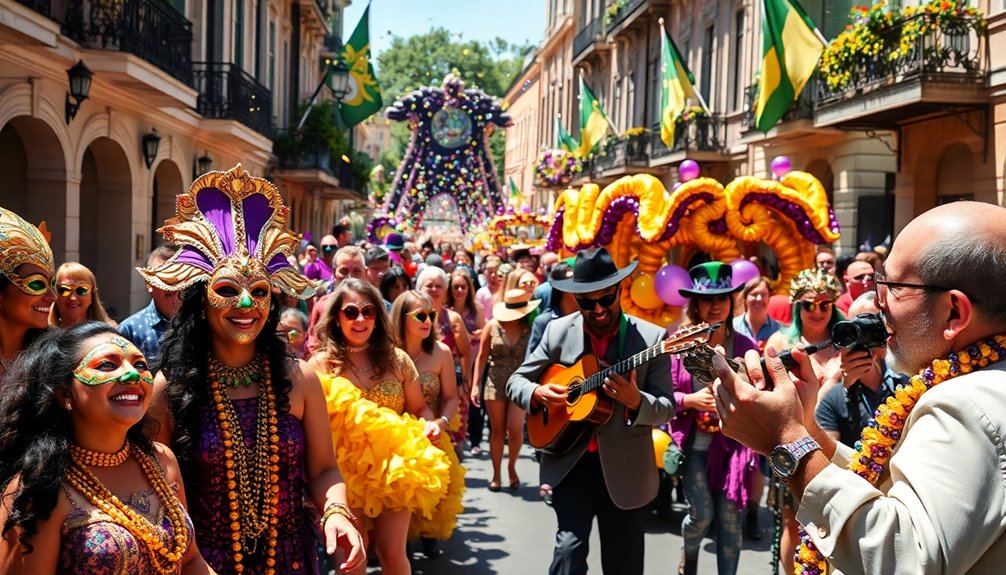 mardi gras festive celebration significance