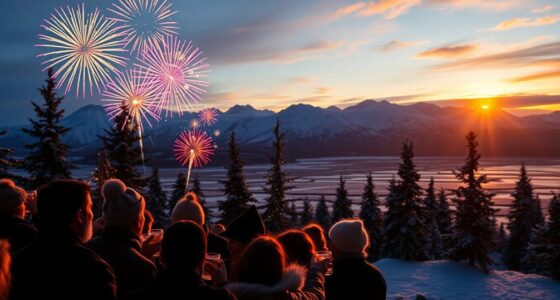 midnight sun new year festivities