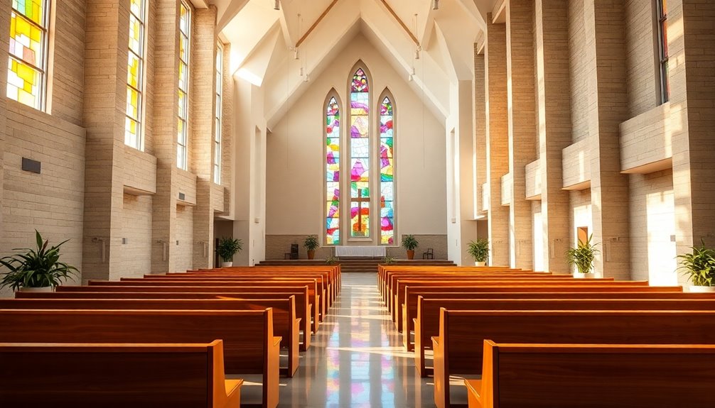 modern aesthetic church design