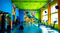 motivating gym wall colors