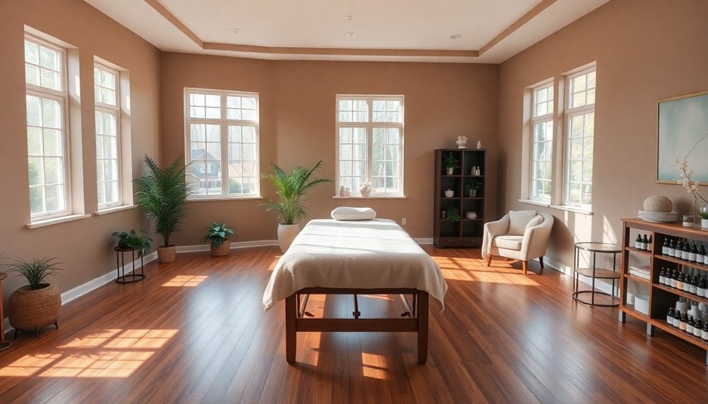 optimal massage room dimensions