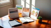 organized and inspired calendars