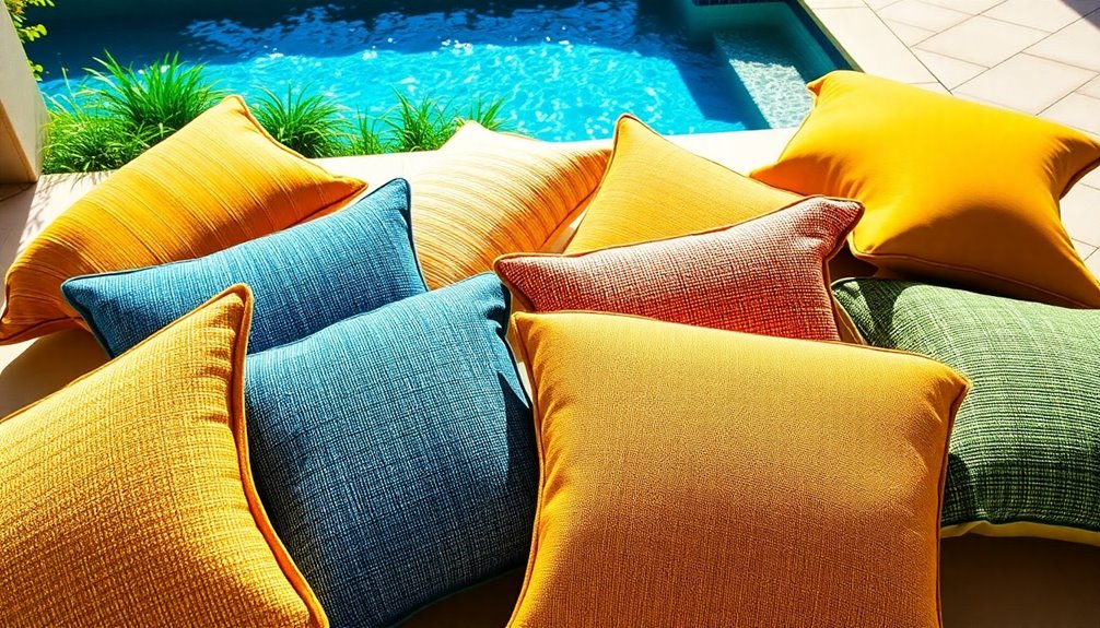 outdoor cushion fabric selection