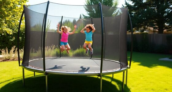 outdoor trampolines for fun