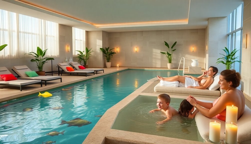 relaxing spa for families