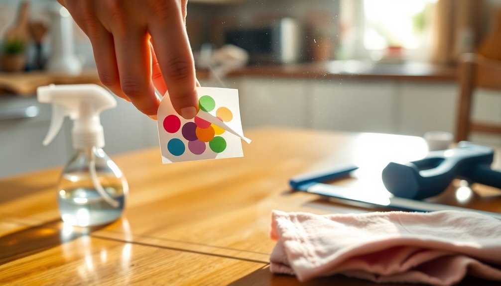 removing stickers from glass