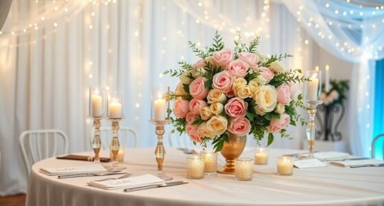 romantic sweetheart table decor