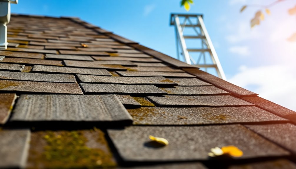 roof damage requires reshingling