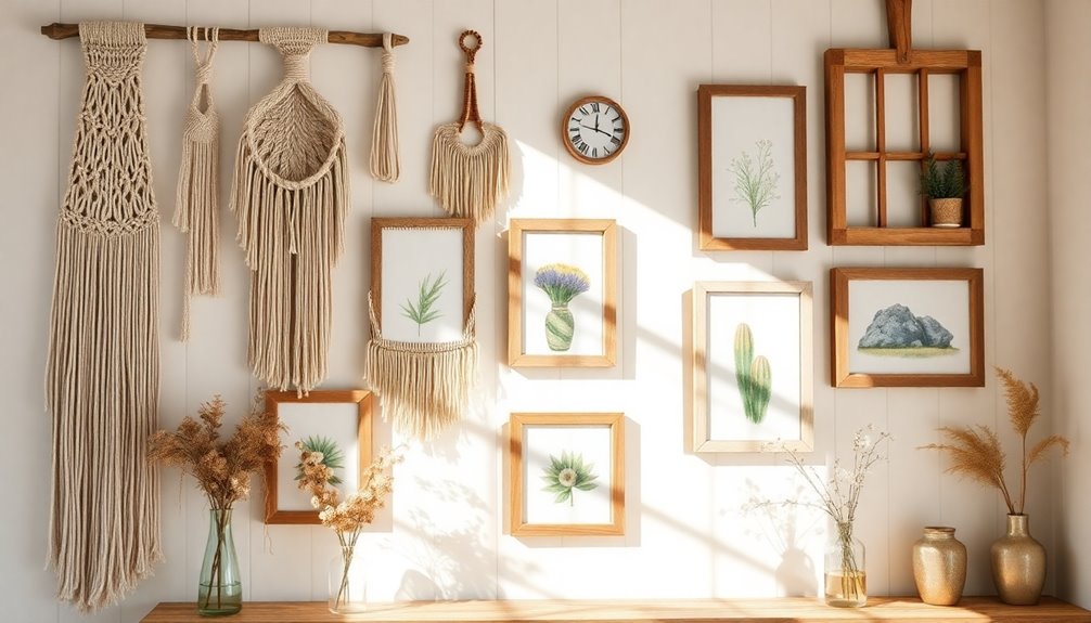 rustic free spirited wall decor