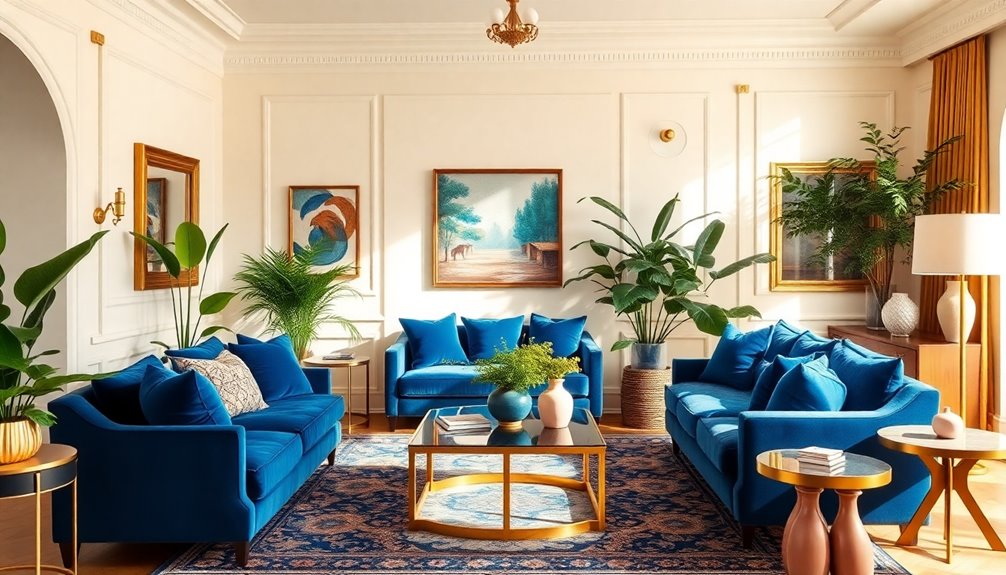 sapphire blue color combinations