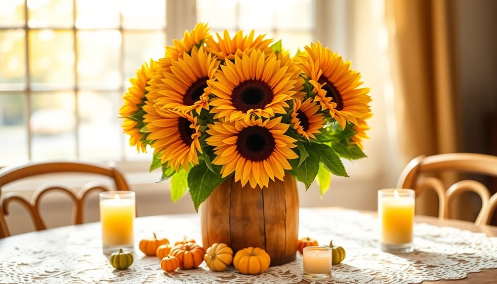 seasonal sunflower decoration ideas