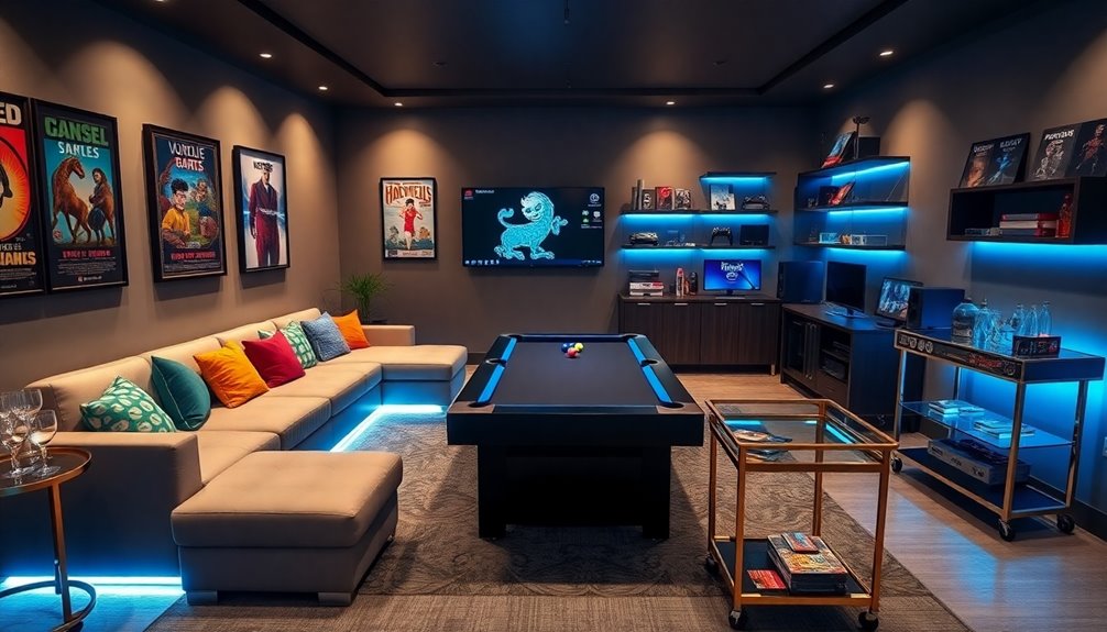 selecting ideal game room