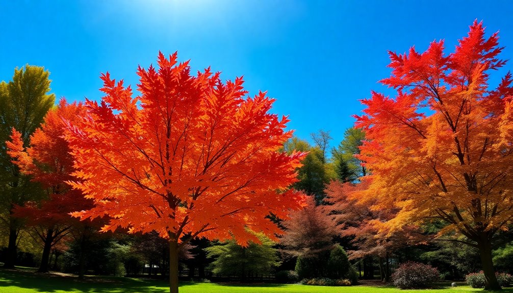 selecting maple for autumn