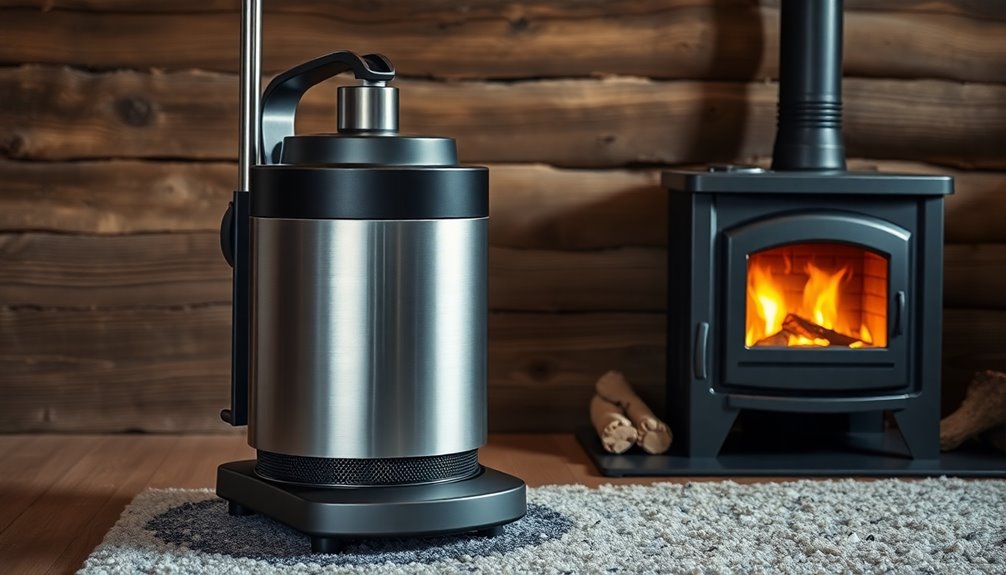 selecting pellet stove vacuum