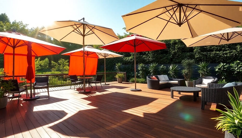selecting suitable outdoor umbrellas