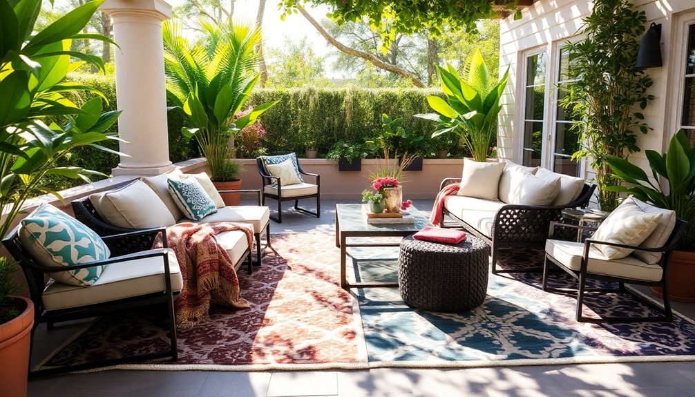 selecting the right outdoor rugs
