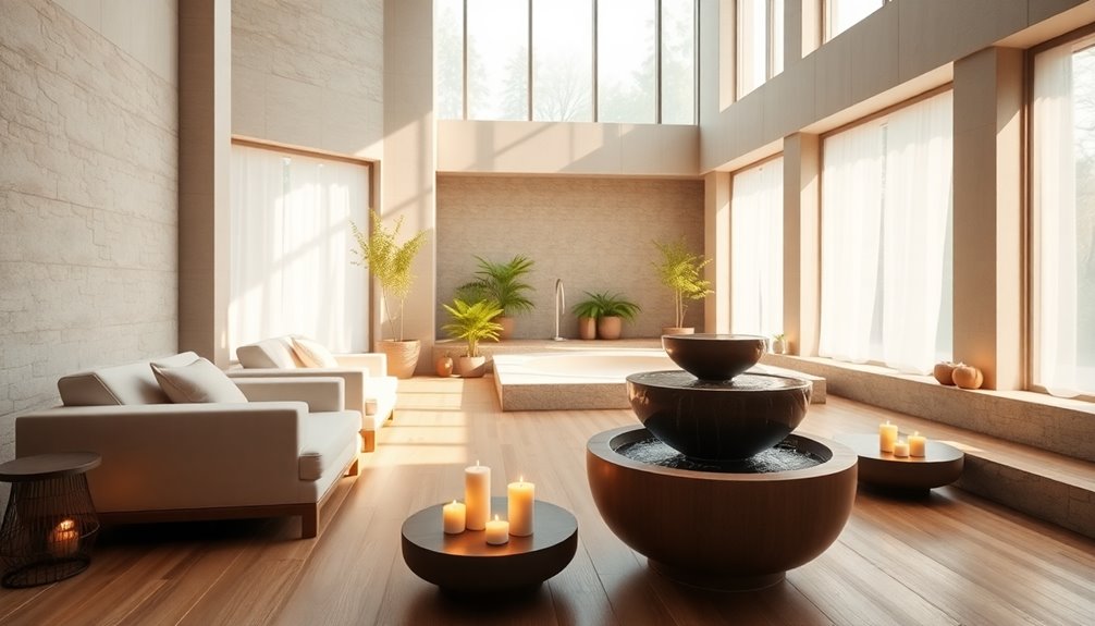 serene spa interior design