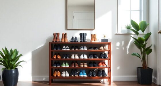 shoe racks for organization