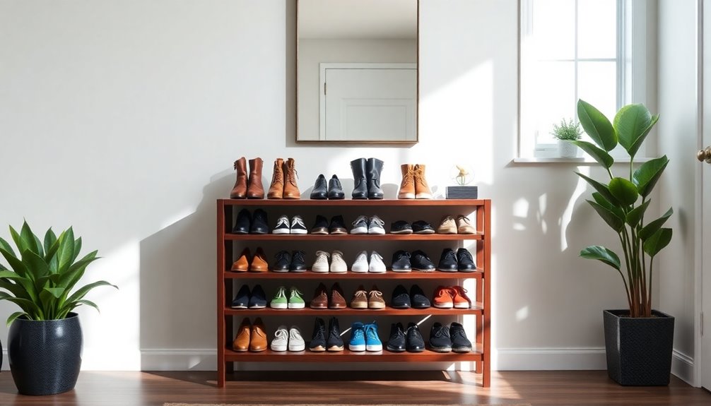 shoe racks for organization