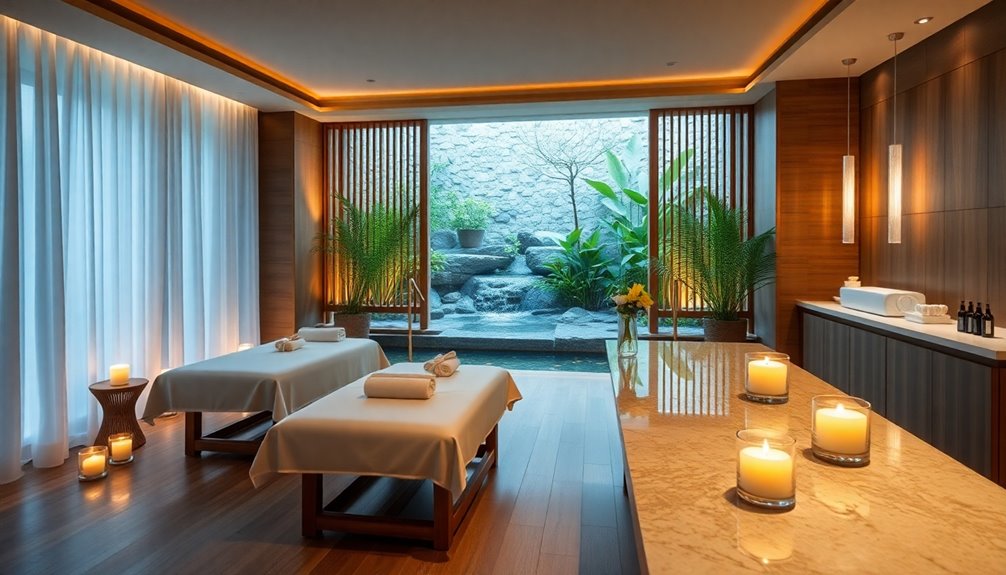 spa amenities and services