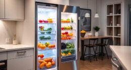 space saving narrow refrigerators