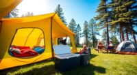 spacious family camping tents