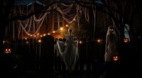 spooky outdoor halloween decor