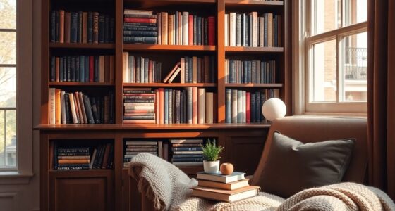 stacked book decor tips