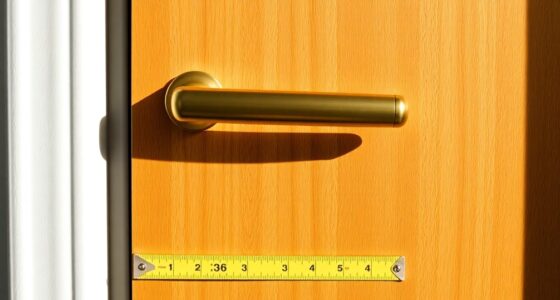 standard door handle height