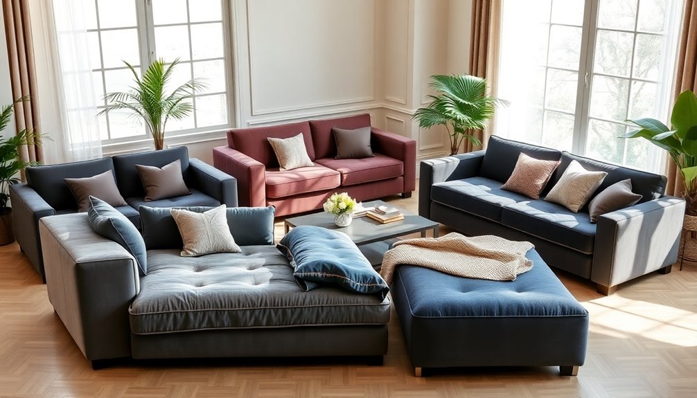 stylish and comfortable sofa beds