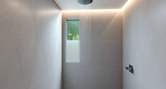 stylish and durable shower walls