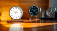 stylish and functional desk clocks