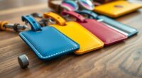 stylish and secure luggage tags