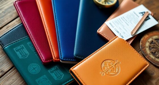 stylish and secure passport holders