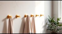 stylish bathroom towel hooks