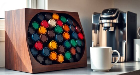 stylish coffee pod organization