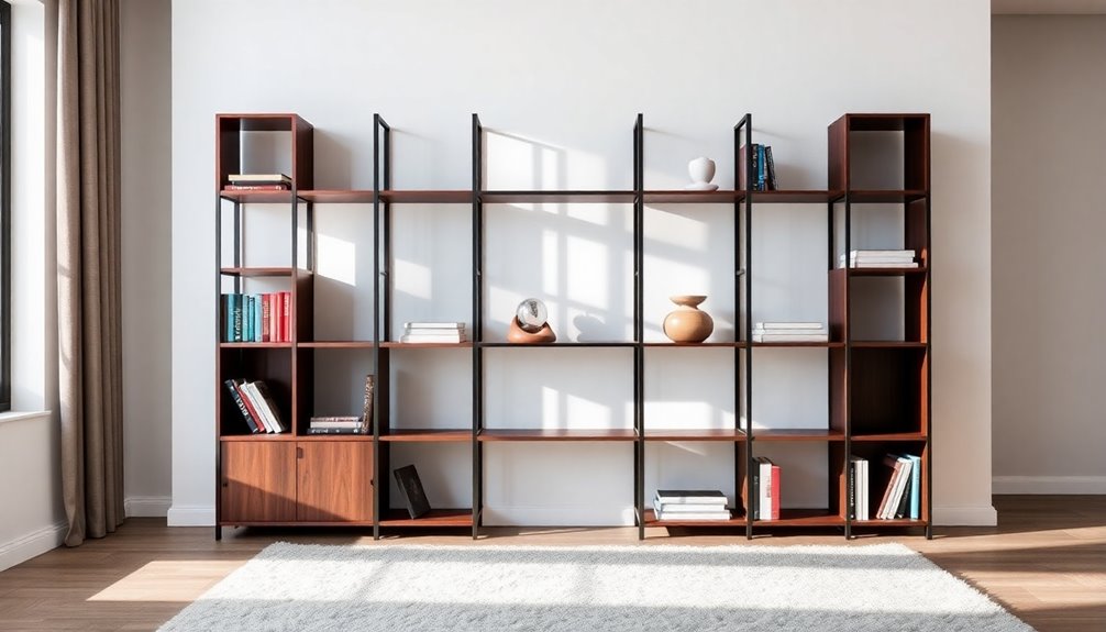 stylish contemporary book storage