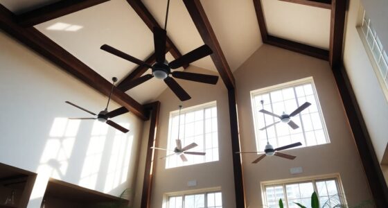 stylish functional cathedral ceiling fans